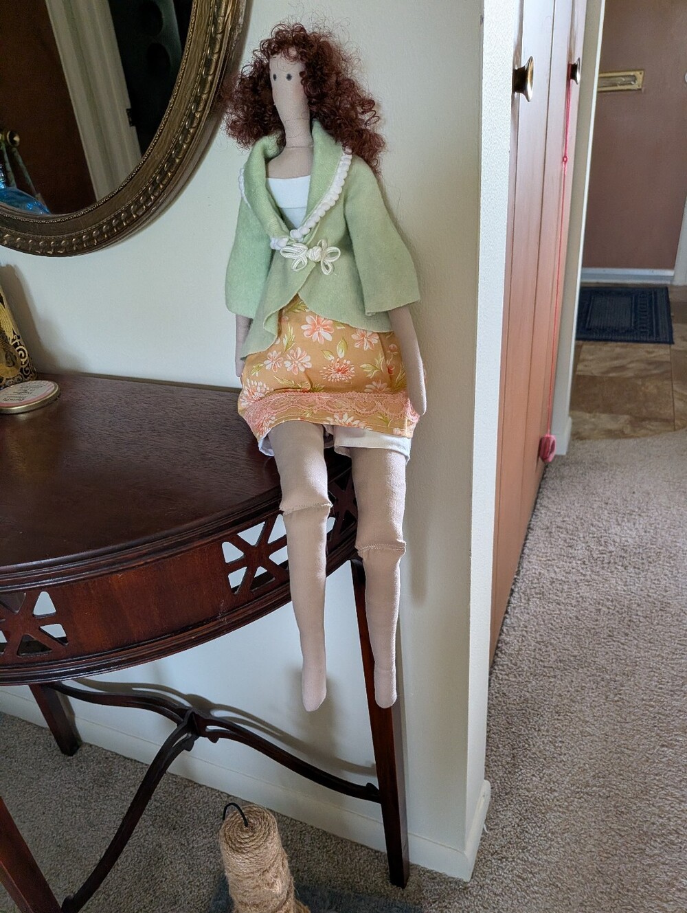 Today Doll. Handmade . Designed From Tilda Of Scandinavia.